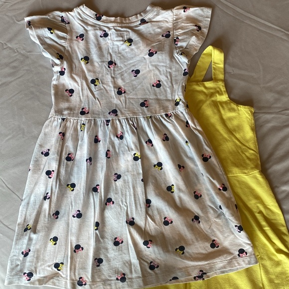 Gap size 5 dress bundle. Minnie dress and yellow dress with crisscross straps. - Picture 3 of 6